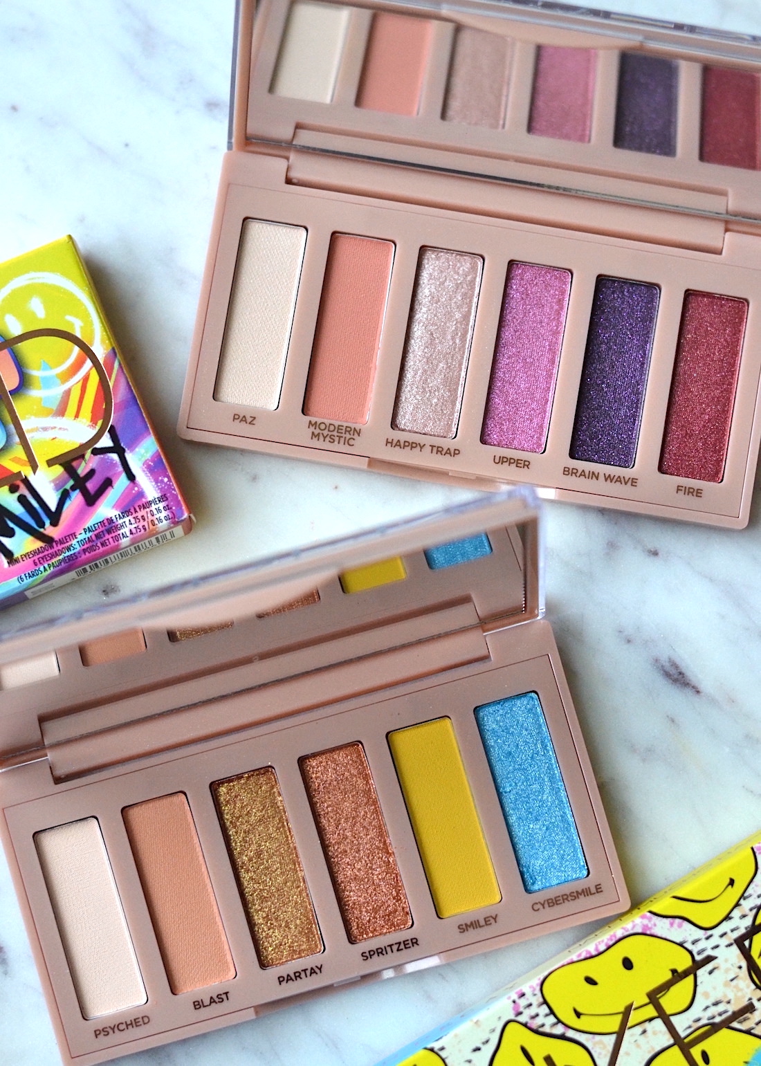 Urban Decay X Smiley Naked Eyeshadow Palettes Review Swatches