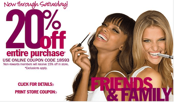 Ulta Friends and Family Sale 2011 - 20% off