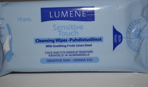 Lumene sensitive touch cleansing wipes