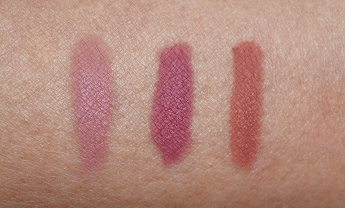 Skinn Cosmetics Smudge Sticks for lips swatches