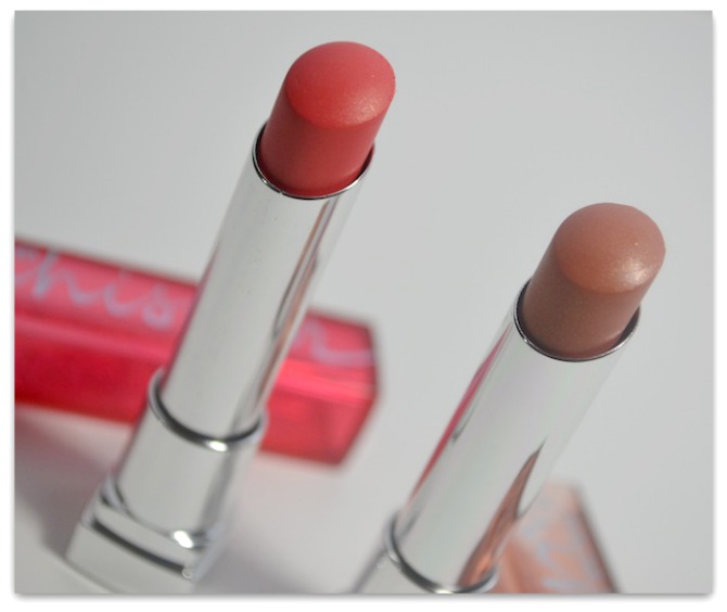 Maybelline Color whisper lipsticks - Pin Up peach and Some Like It Taupe