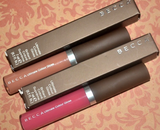 Becca Ultimate Colour Gloss - Fallen Angel and Palm Breeze