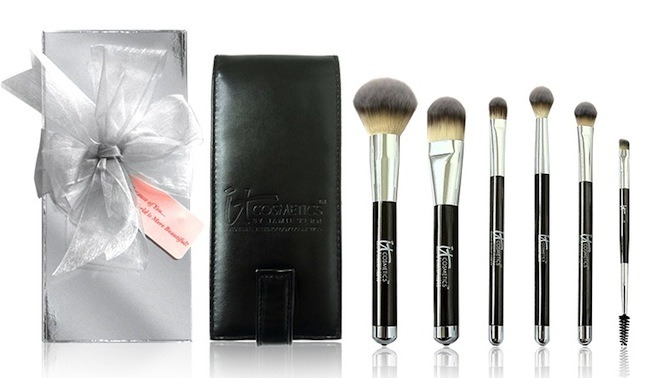 It Cosmetics Heavenly Luxe 6-pc Brush Collection w: Travel Case