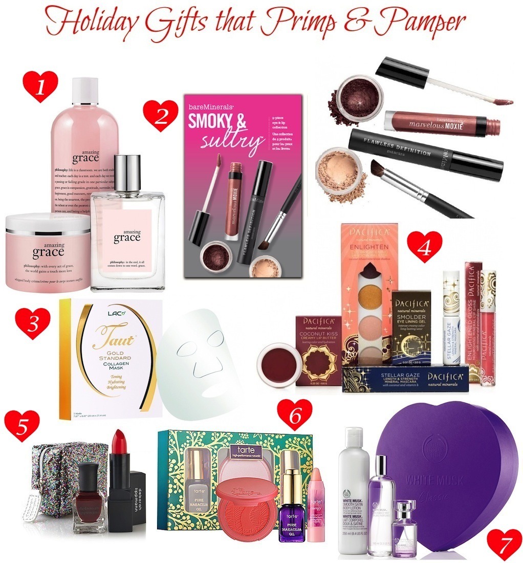 Holiday Gifts that primp and pamper