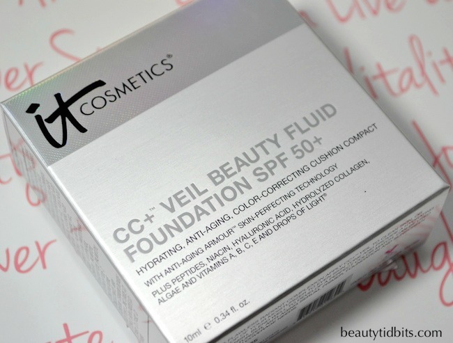 It Cosmetics CC+ Veil Beauty Fluid Foundation SPF 50