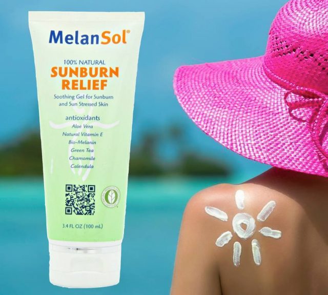 MelanSol 100 Natural Sunburn Relief Gel