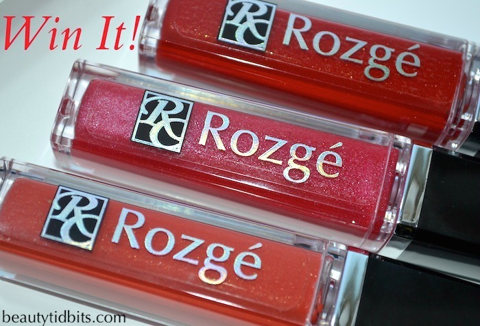 Rozge lipglosses giveaway