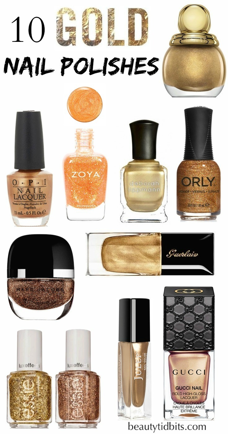Best Gold Nail Polishes