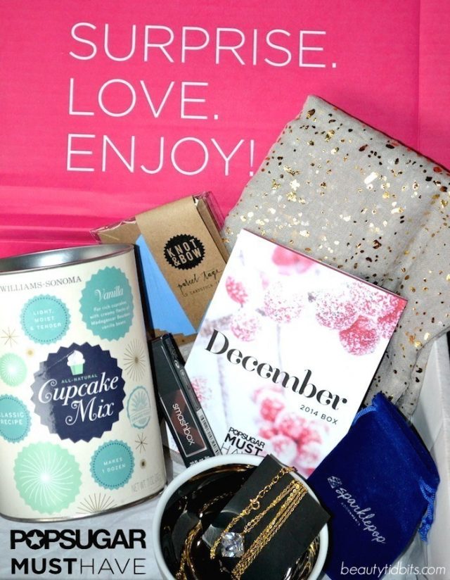 POPSUGAR Must Have Box December 2014 - Review And Photos