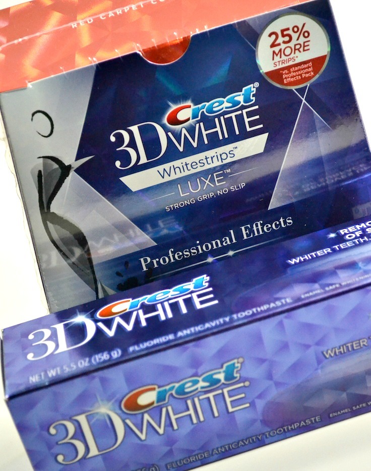 Crest 3D White Arctic Fresh toothpaste and Whitestrips