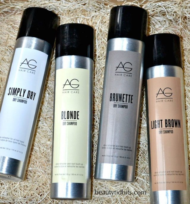 Meet your color match with AG hair Simply Dry Shampoo