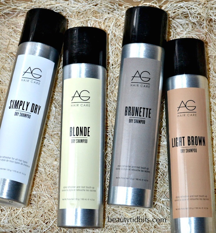Banish bad hair days with AG’s new Simply Dry Shampoo and Root Touch-up!