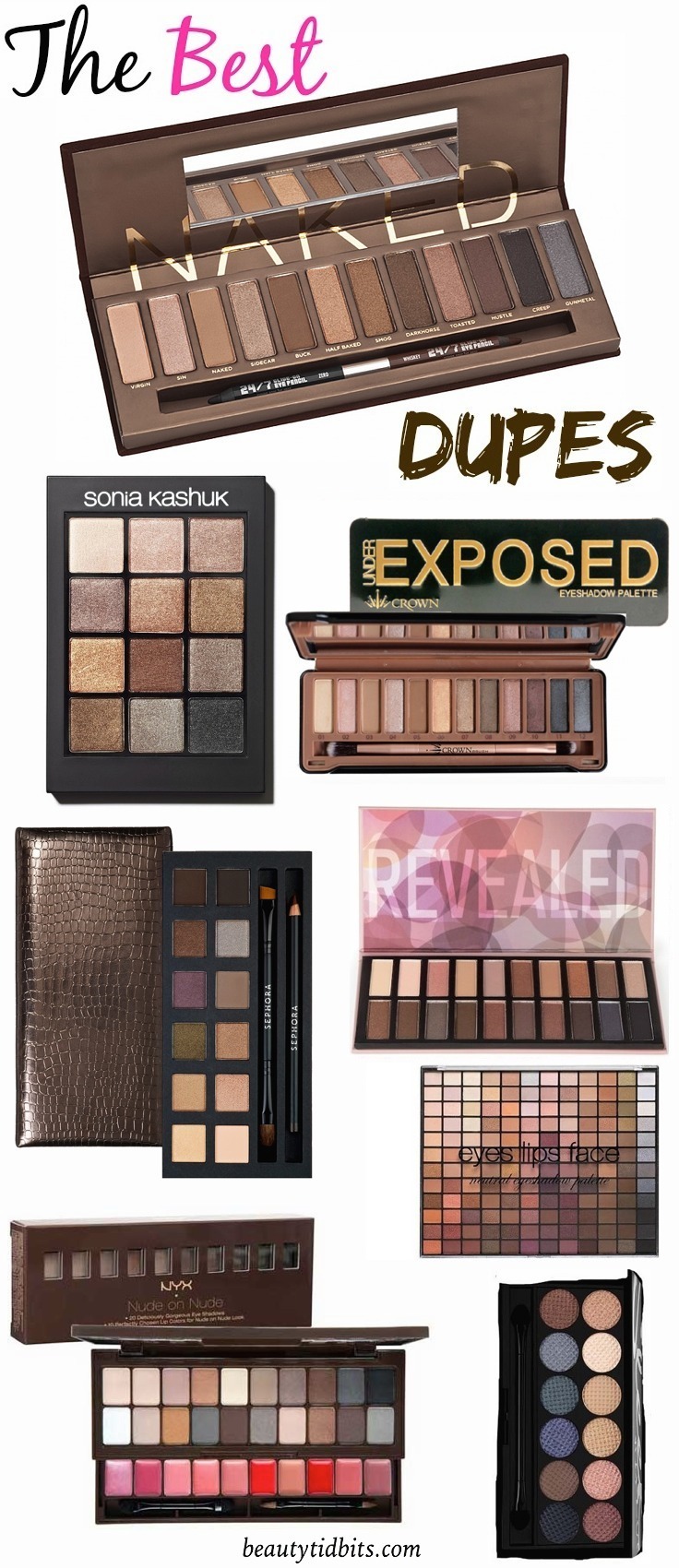 Looking for a near-perfect Naked palette dupe? Check out these 7 budget-friendly dupes for Urban Decay Naked palettes that give you the best bang for your buck!