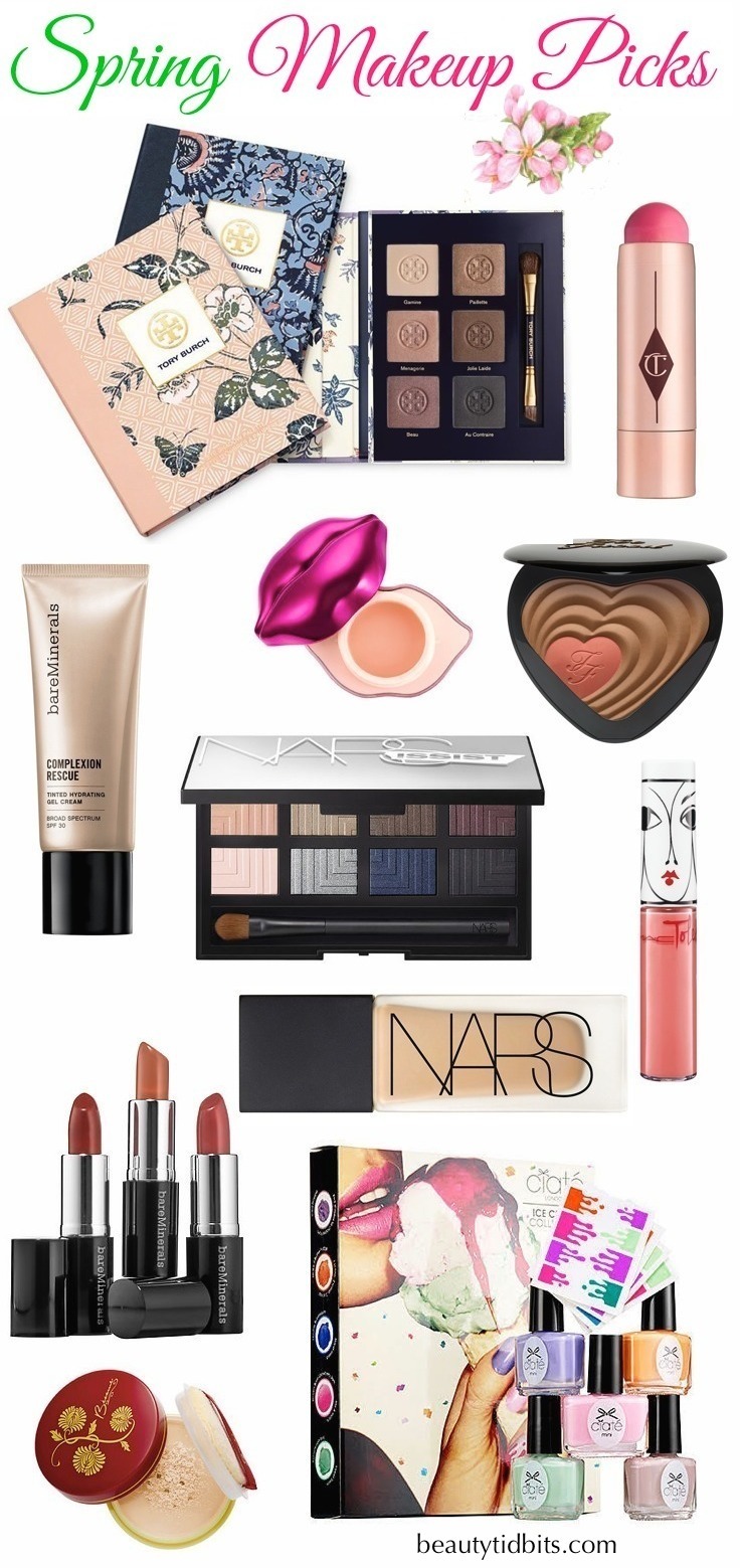 Winter doldrums don't stand a chance when you have luminous eye shadows, beach sticks, brightening blush & bronzers to play with! Here are some of the latest makeup picks for spring 2015 you might want to keep a look out for on your next trip to Sephora or Ulta!