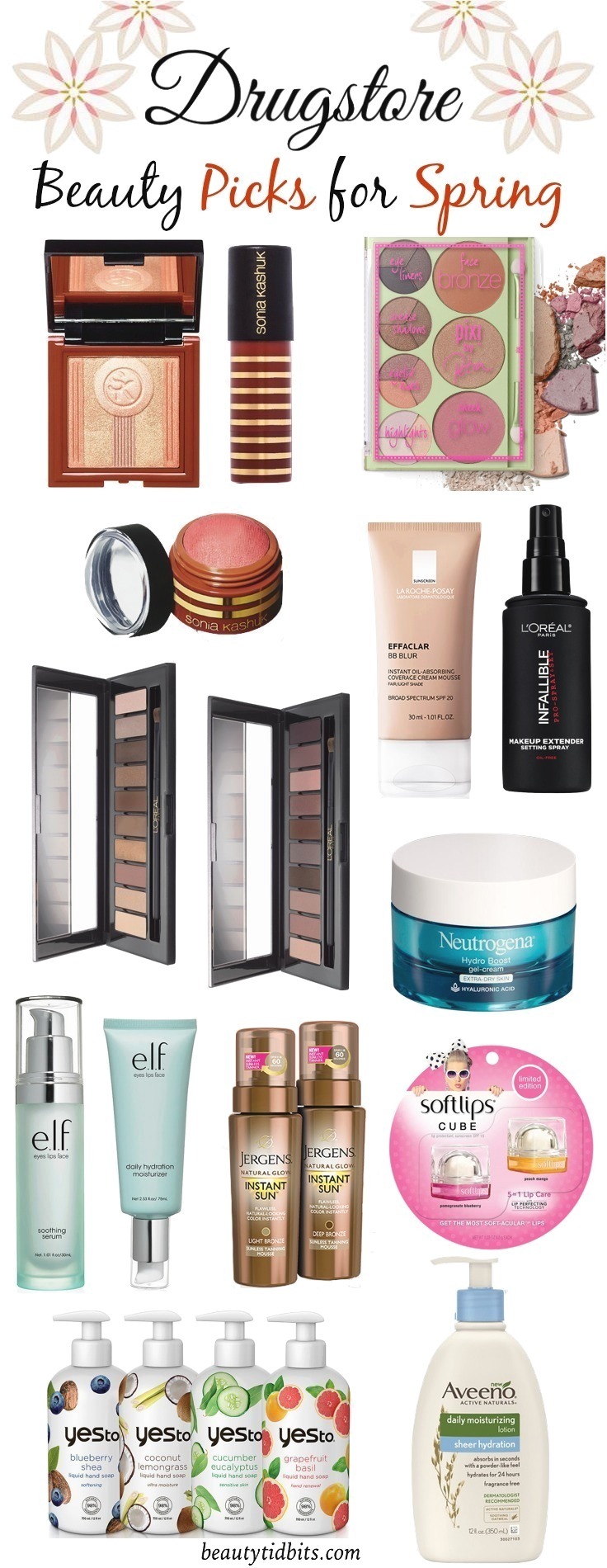 Drugstore Makeup and Beauty Picks for Spring 