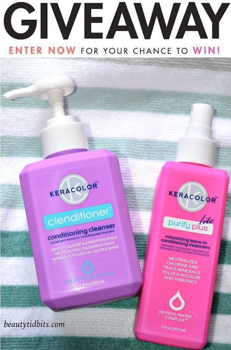 Keracolor Clenditioner and Purify Plus Leave-in Treatment giveaway