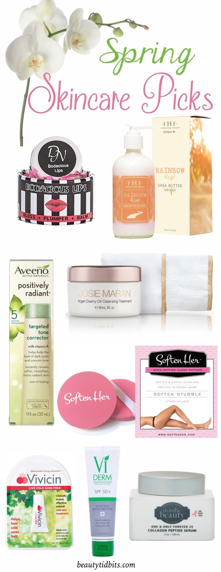 Spring Skincare products
