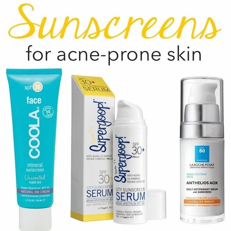 Best Sunscreens For Acne Prone Skin That Won't Cause Breakouts