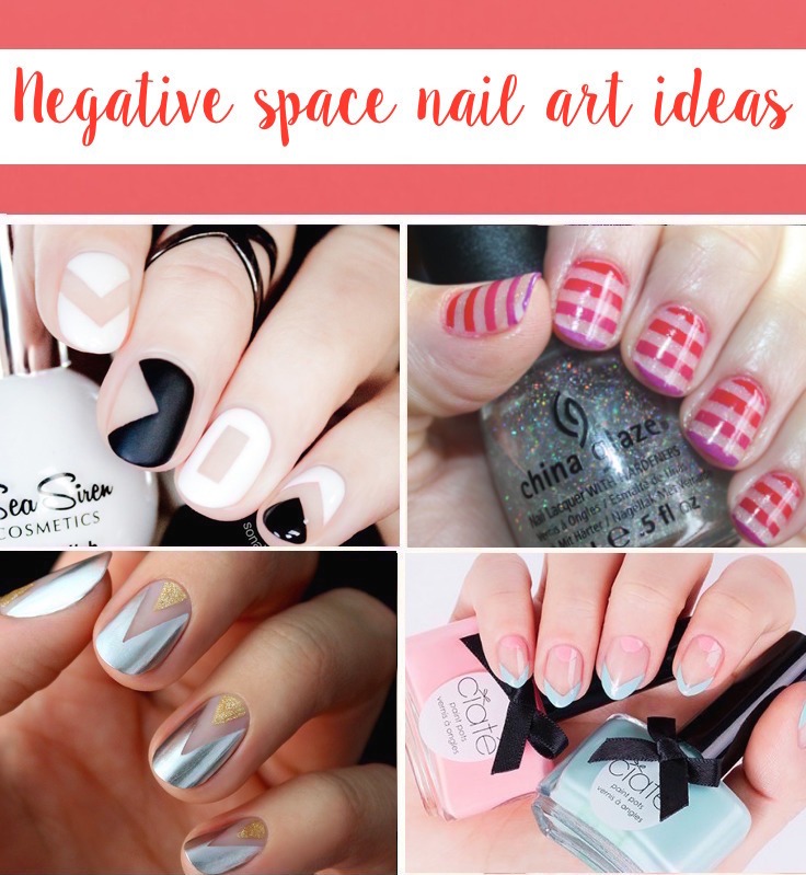 negative space nails