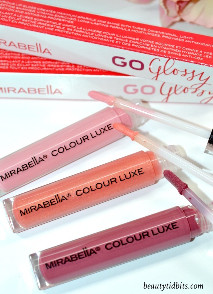Mirabella Colour Luxe Go Glossy Lip Glosses