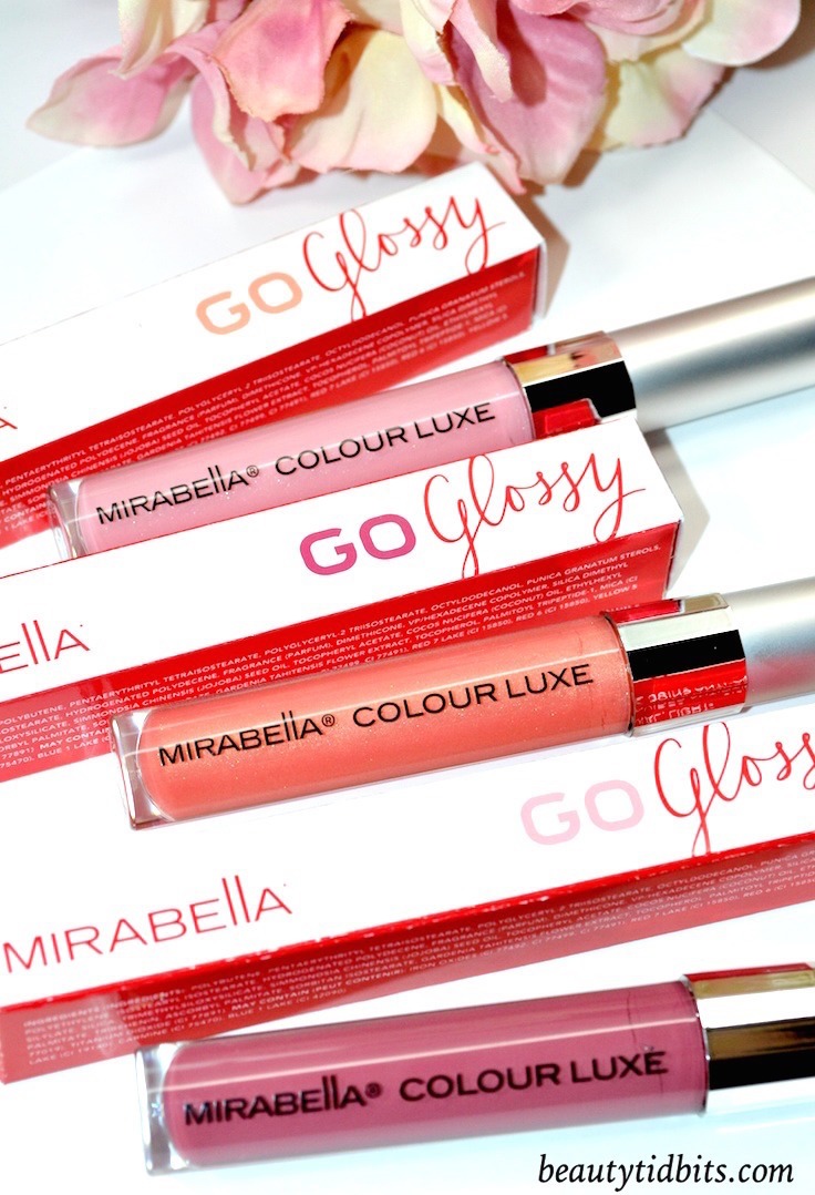 Mirabella Colour Luxe Lip Glosses