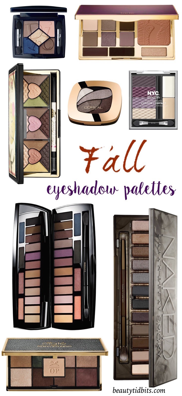 Whatever your mood, here are 10 eyeshadow palettes perfect for fall!