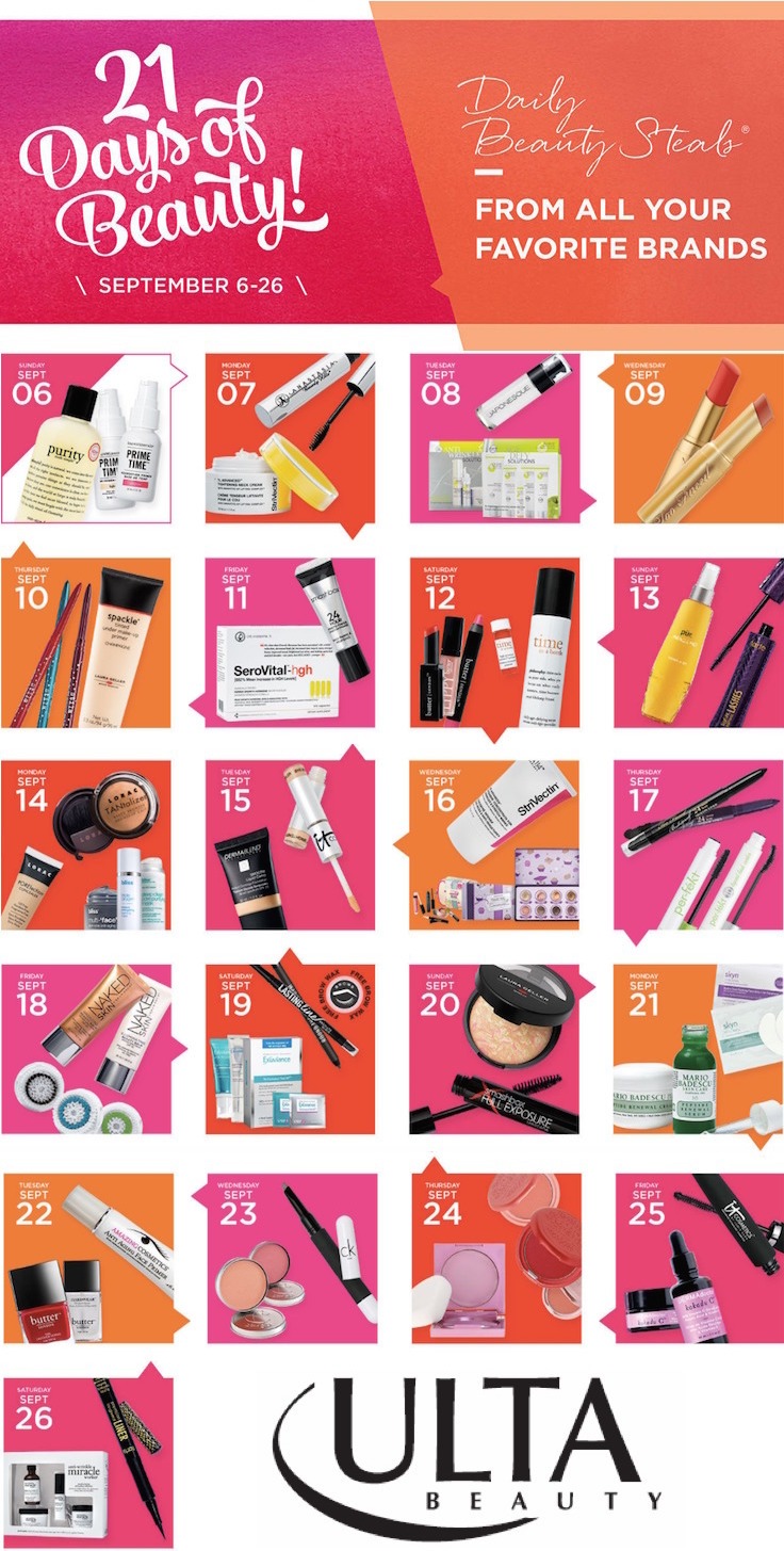 Ulta 21 Days of Beauty Favorite Finds