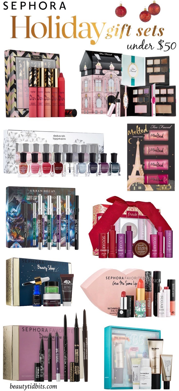 Here's a list of the best Sephora holiday 2015 gift sets under $50!