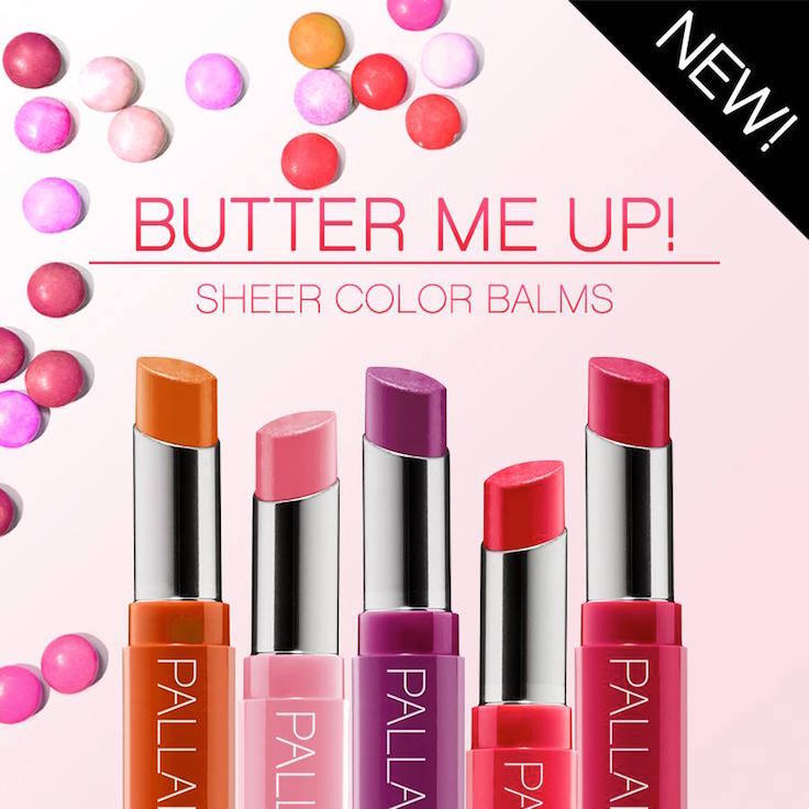 Palladio Butter Me Up! Sheer Color Balms