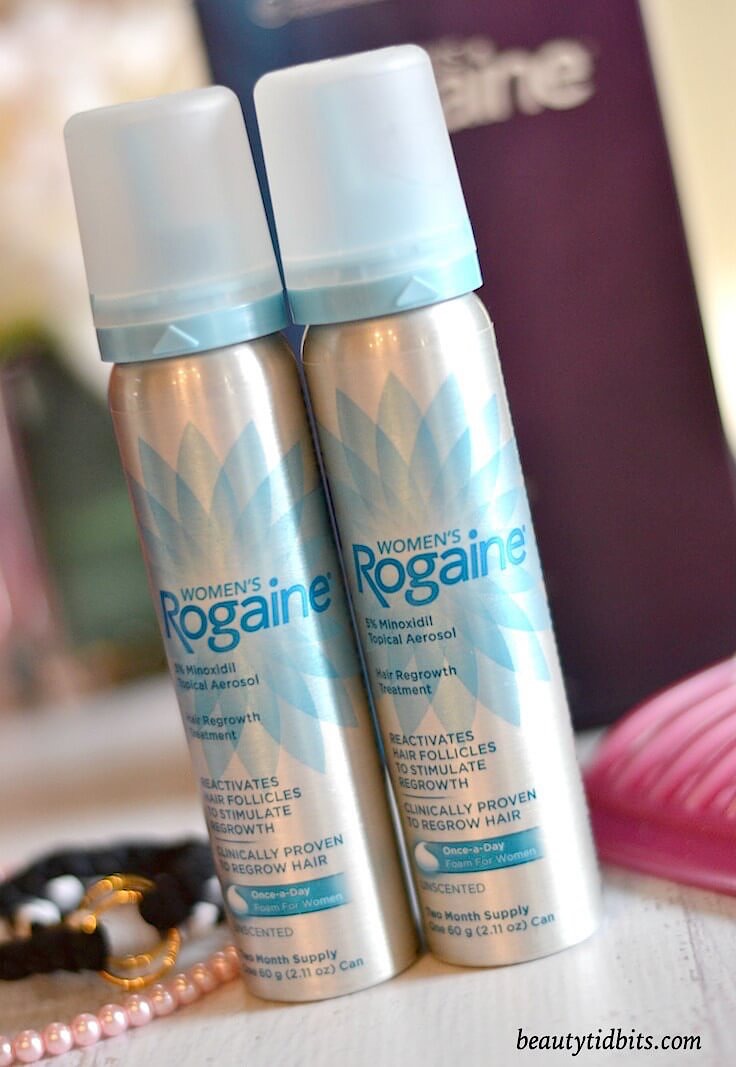 Enter to win a one-year supply of Women’s ROGAINE® Foam hair regrowth treatment! (ARV $150)