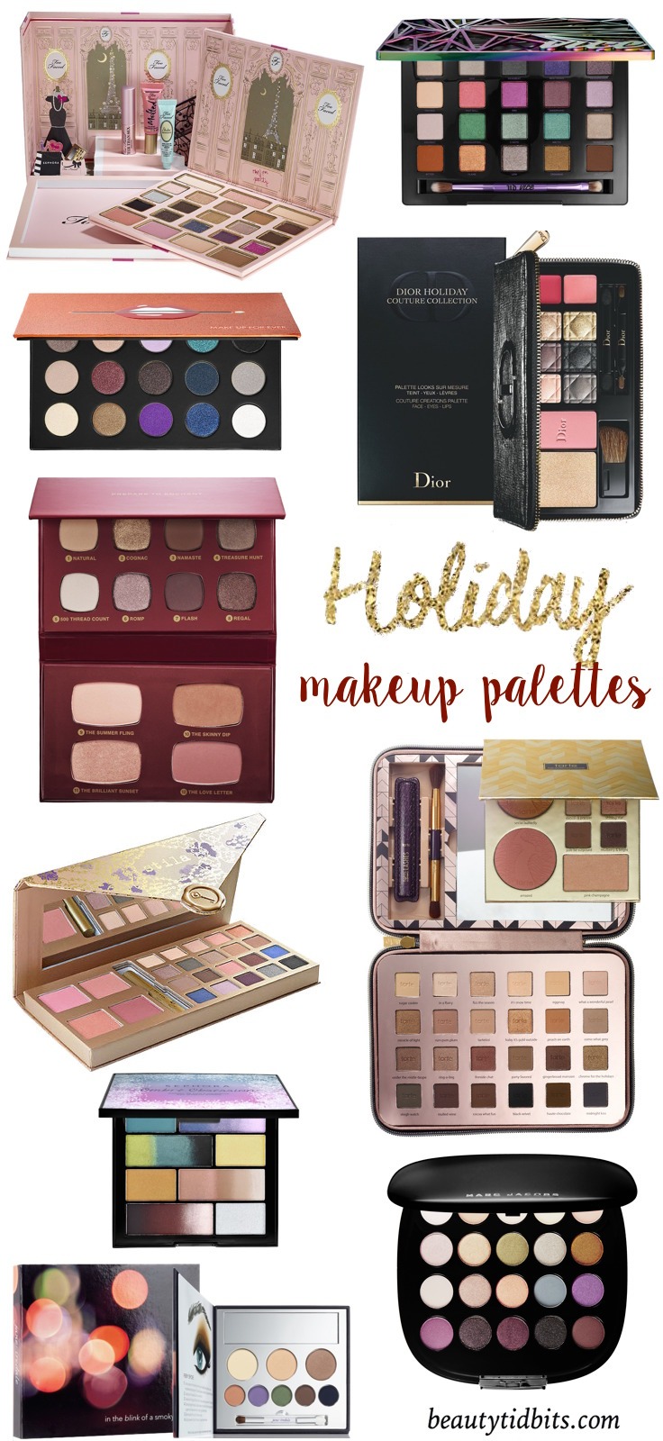 Best Holiday Makeup palettes 2015