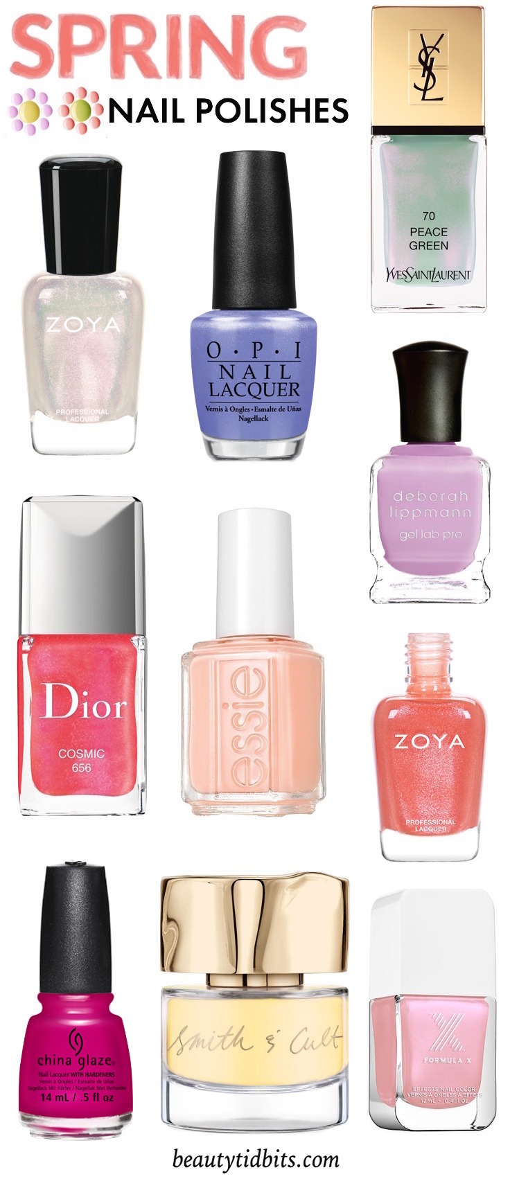 Bright manis are in bloom! Get on-trend for spring with these pretty polishes! 