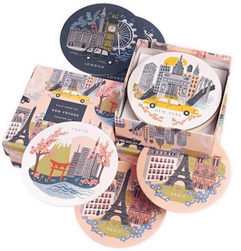 Rifle Paper Co Cities Coaster Set