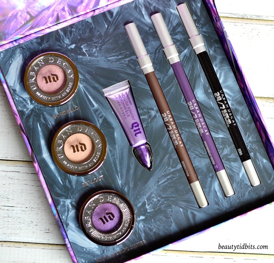 With 3 full-sized eyeshadows and 3 full-sized 24/7 eyeliner pencils plus a deluxe sized primer, Urban Decay Urban Essentials Eye Kit is an amazing value set for only $48! Click through for more details and swatches!