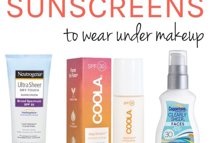 best sunscreen to wear under makeup