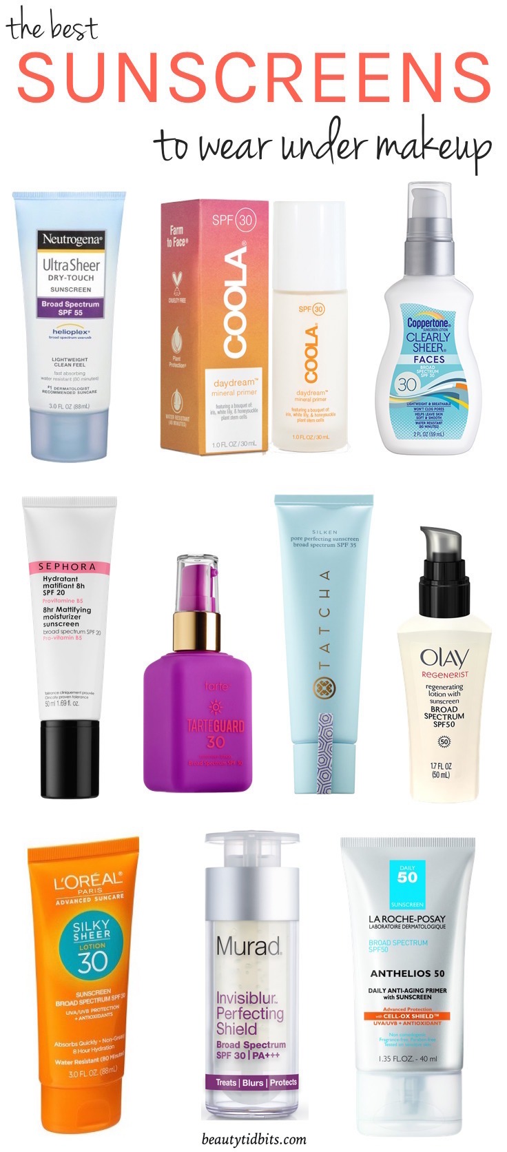 Looking for a sunscreen that wears beautifully under makeup? Click through to find the best face sunscreens that offer all of the sun protection, none of the frustration! 