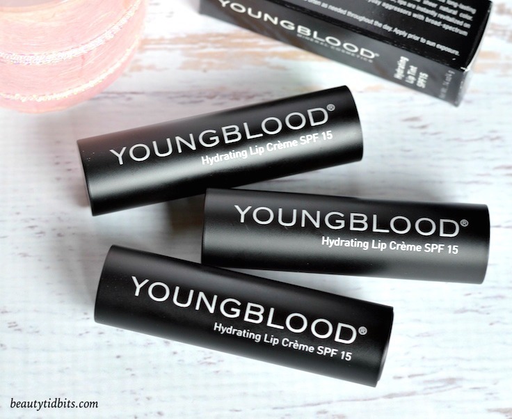 Youngblood Mineral Cosmetics Hydrating Lip Tints SPF 15