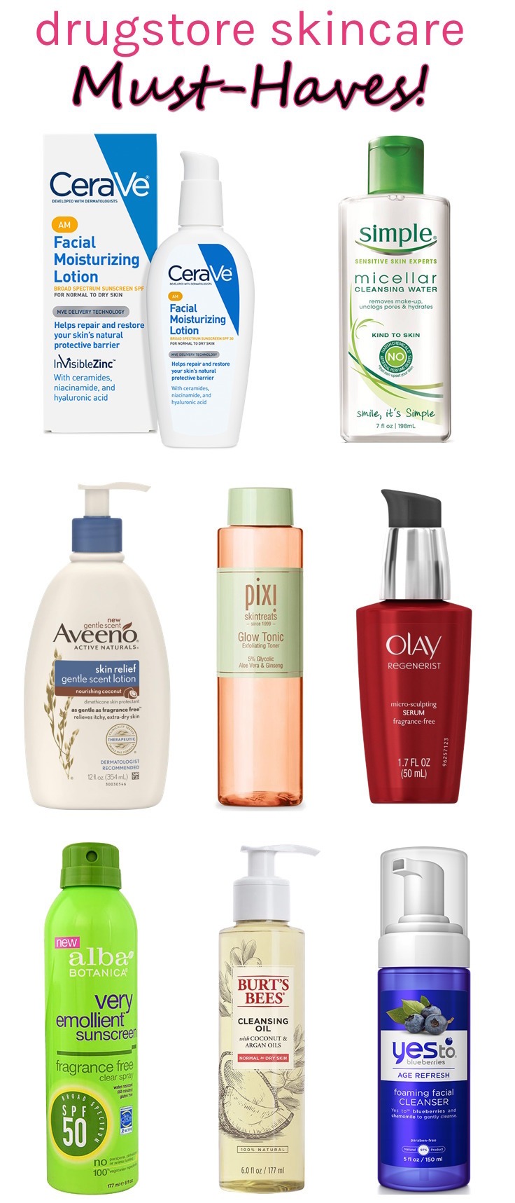 The Best Drugstore Skincare Products For Dry, Sensitive Skin | Click through for 8 tried-and-tested drugstore skincare must-haves under $20!