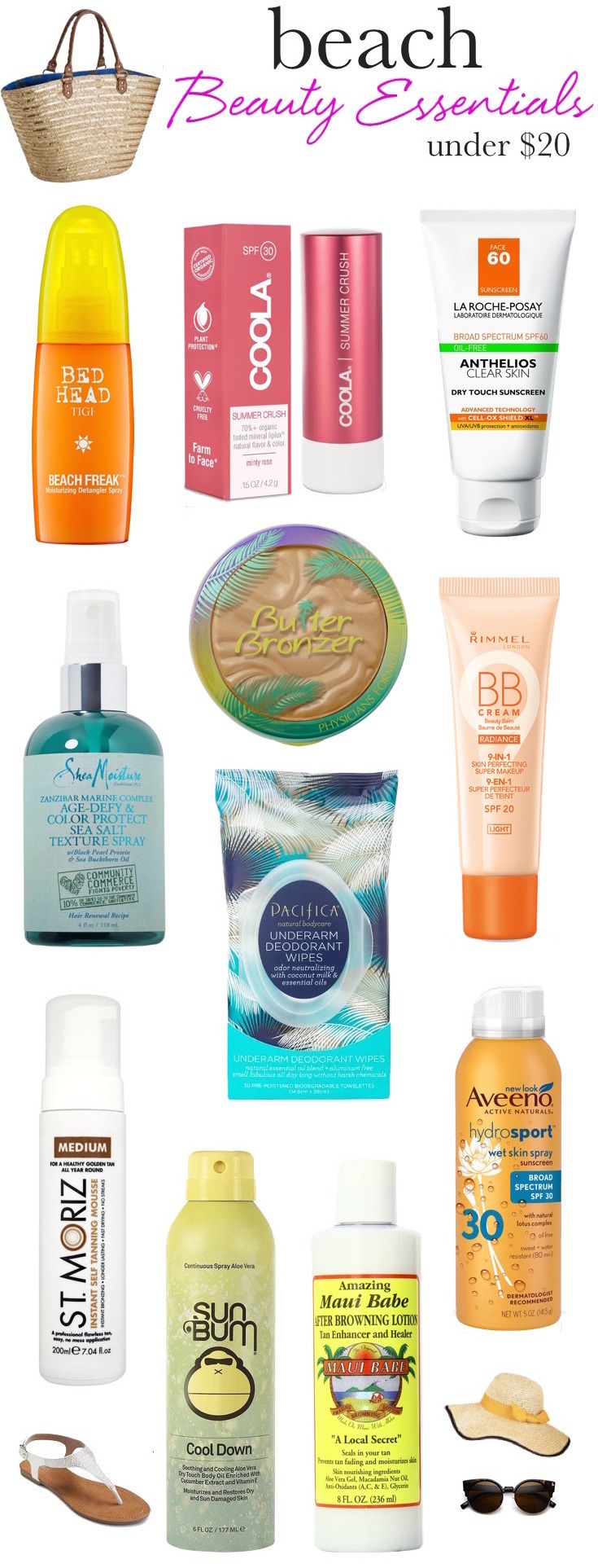 Beach beauty essentials to keep you looking fresh and fabulous, no matter how hot & humid the day might be!