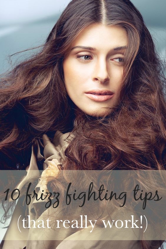 Is frizz putting a damper on your day? Prevent the poof and tame frizzy hair with these 10 easy tips...click through to read now! 
