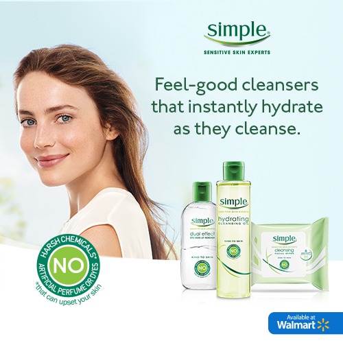 Simple skincare’s newest line of cleansers gently and effectively remove stubborn makeup with skin-loving ingredients. Skin is left feeling clean, instantly refreshed and hydrated! Check out the new products you can find now at Walmart! ‪#‎WMSimplyClean‬ #ad