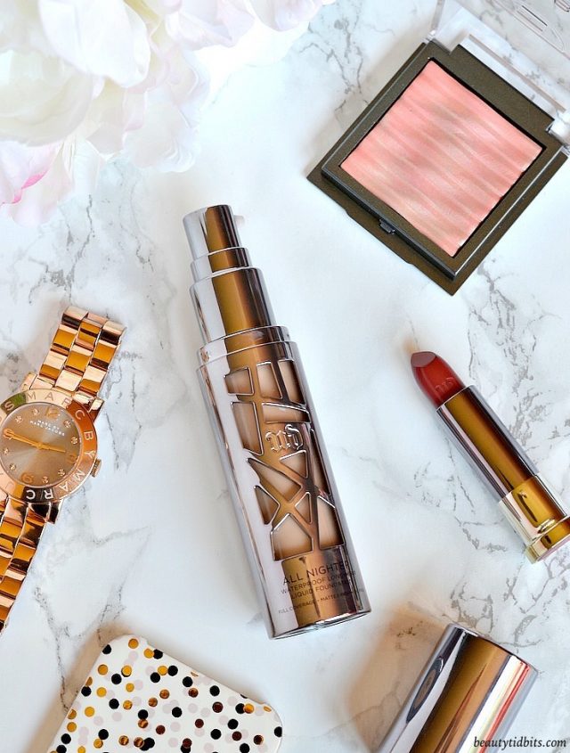 Urban Decay All Nighter Foundation Review and Swatches