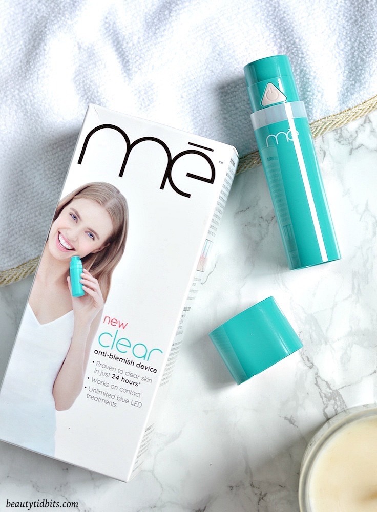 Battling breakouts? Have you ever tried blue light treatment for acne? Click through to find out if mē clear blue LED anti-blemish device is the ultimate solution for your #acneproblems? It’s portable, rechargeable and takes just 2 minutes, 3 times a day!