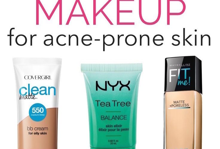 best drugstore makeup oily acne prone skin