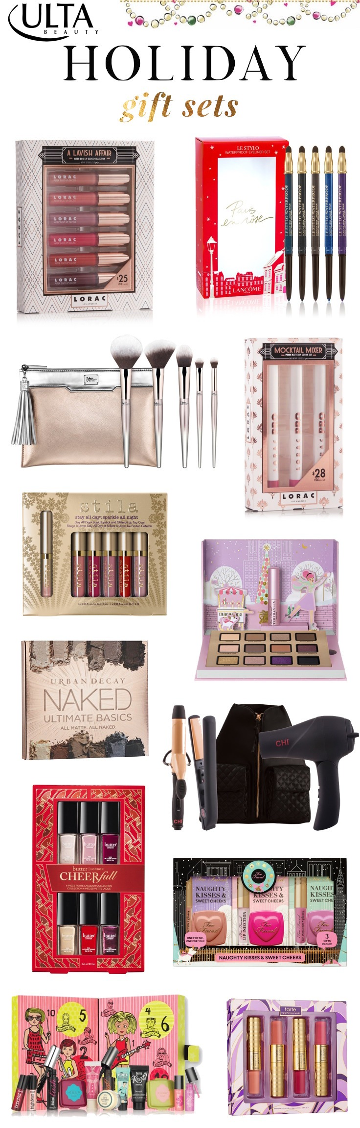 The must-have holiday 2016 gift sets at Ulta! Click through to see the full list!