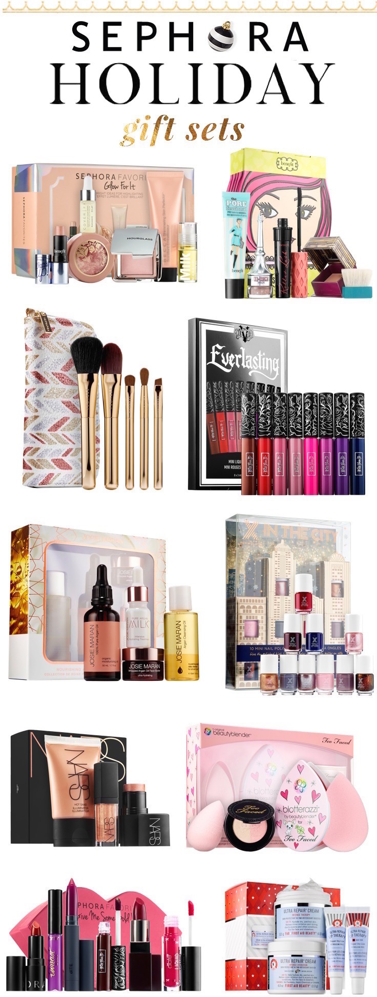 The must-have holiday'16 beauty gifts under $50 at Sephora! Click through to see the full list!