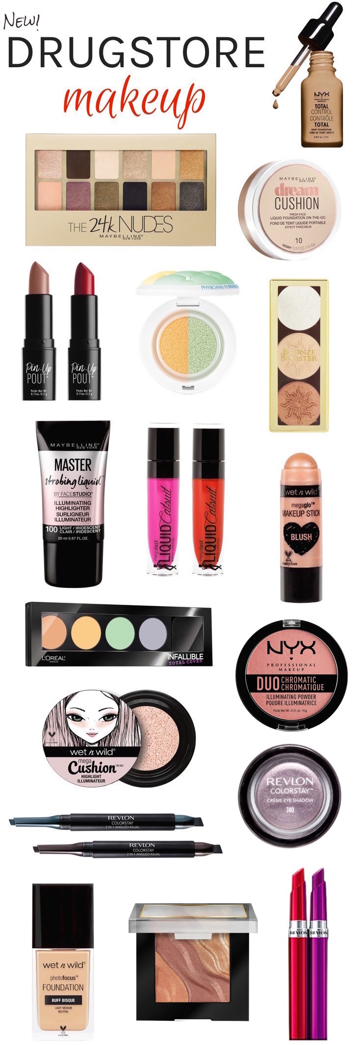 Kick off the new year with these exciting new drugstore makeup must-haves for 2017 - all under $17!