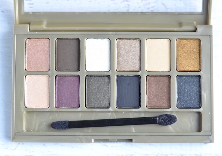 Maybelline 24K Nudes Eyeshadow Palette review and swatches