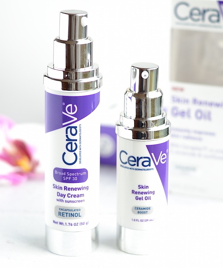 CeraVe Skin Renewing Gel Oil and Day Cream SPF 30