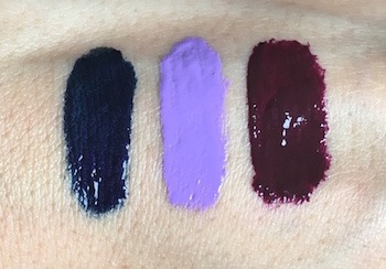 L’Oreal Infallible Paints Lip color swatches
